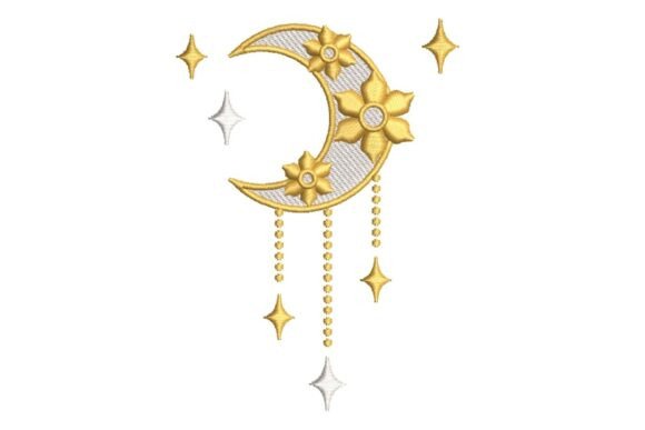 Celestial Moon Charm: A Seasonal Embroidery Review